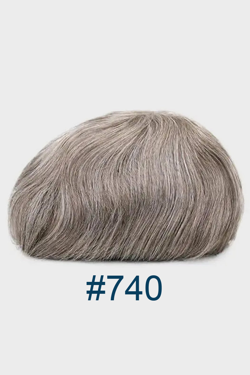 Victor Pre-Cut Men's  Hairstyle Light Brown blended with 40% Grey #740