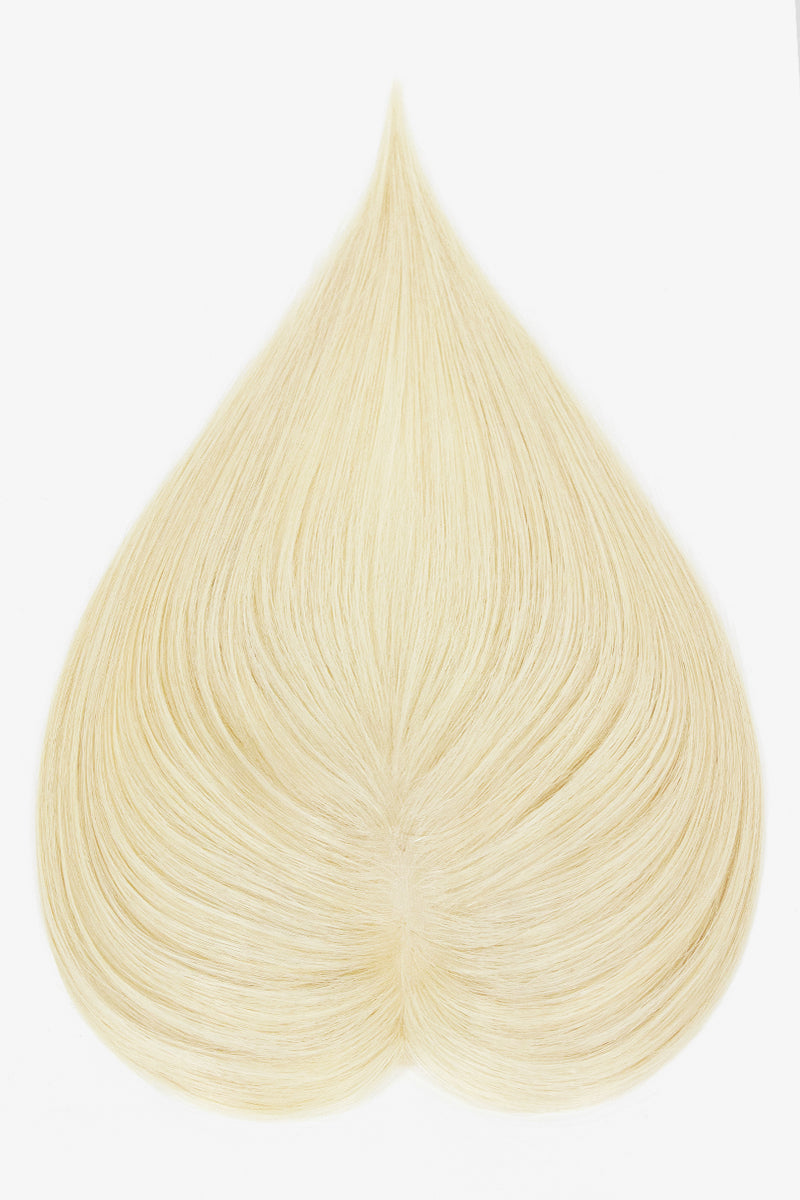 Volumateur Aria fait main en cheveux humains, blond très clair #613