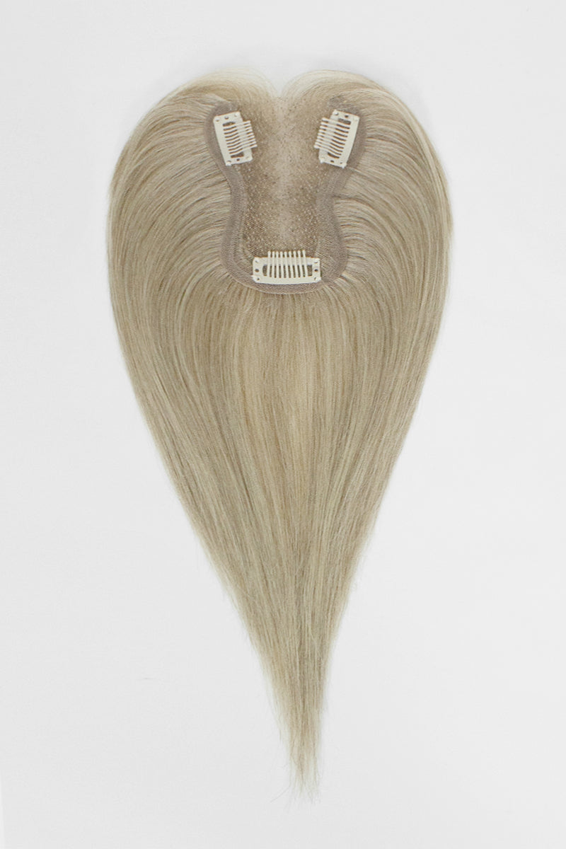 Aria Handmade Human Hair Topper Ombre Beige Blonde #M616