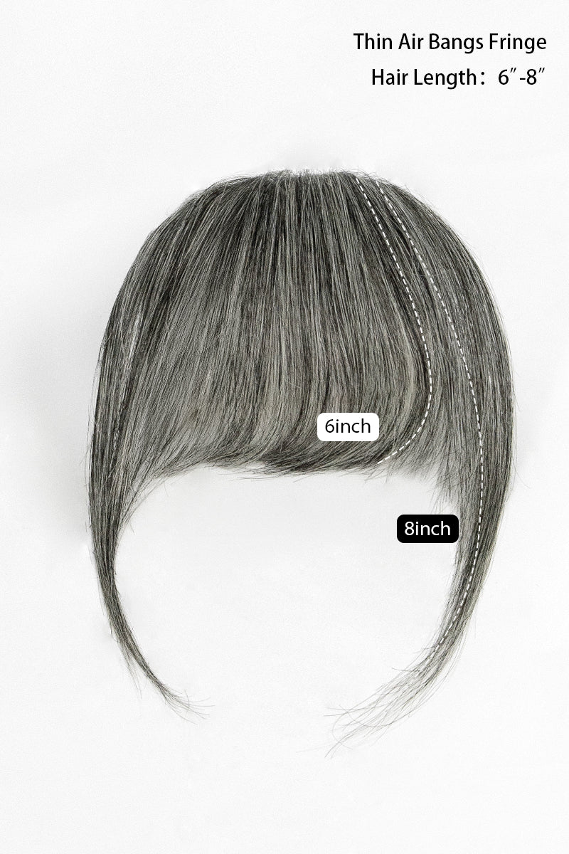 Frange artisanale faite main en cheveux humains