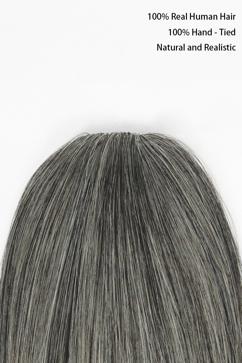 Frange artisanale faite main en cheveux humains