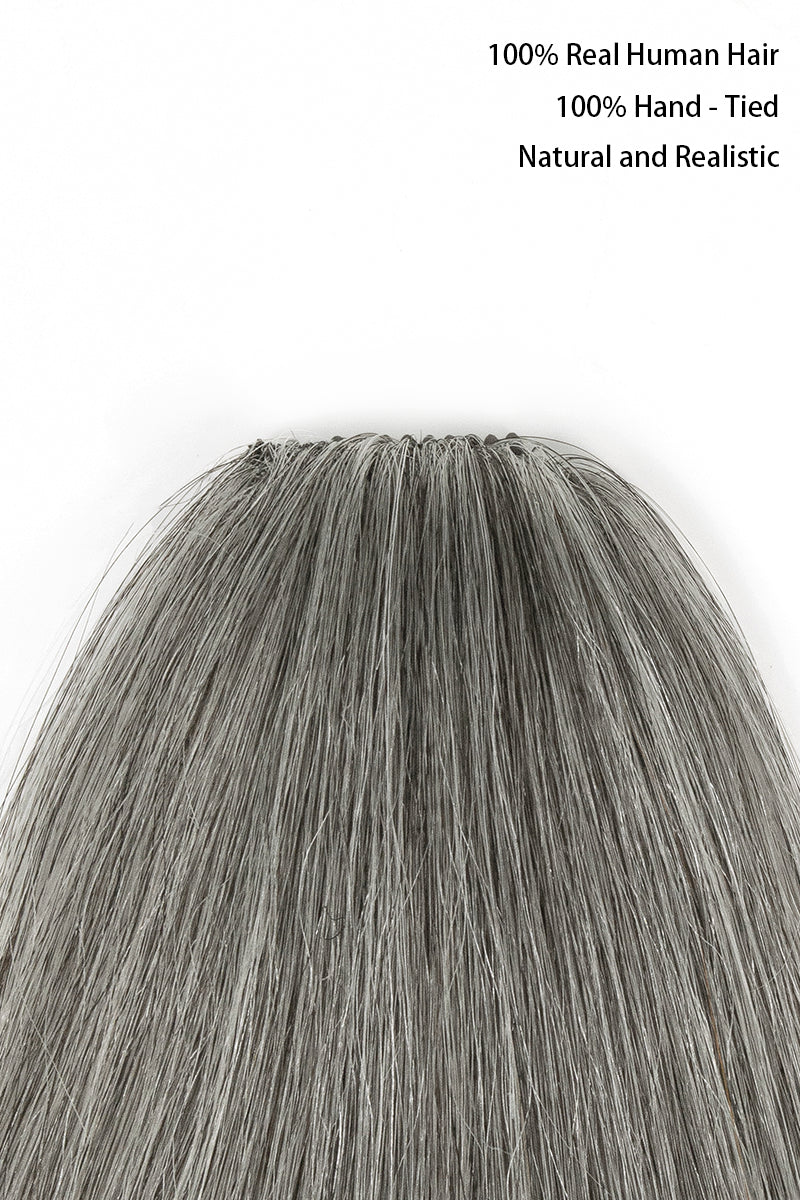 Frange artisanale faite main en cheveux humains