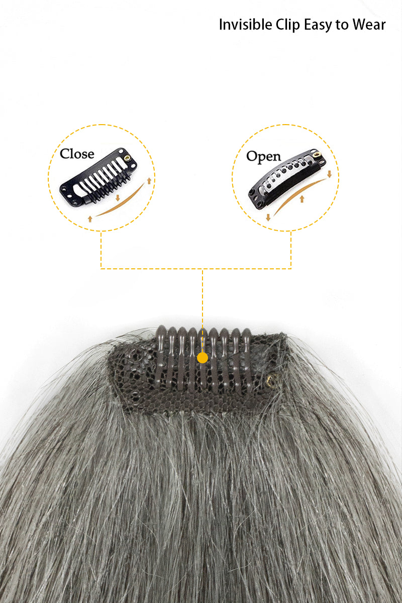 Frange artisanale faite main en cheveux humains