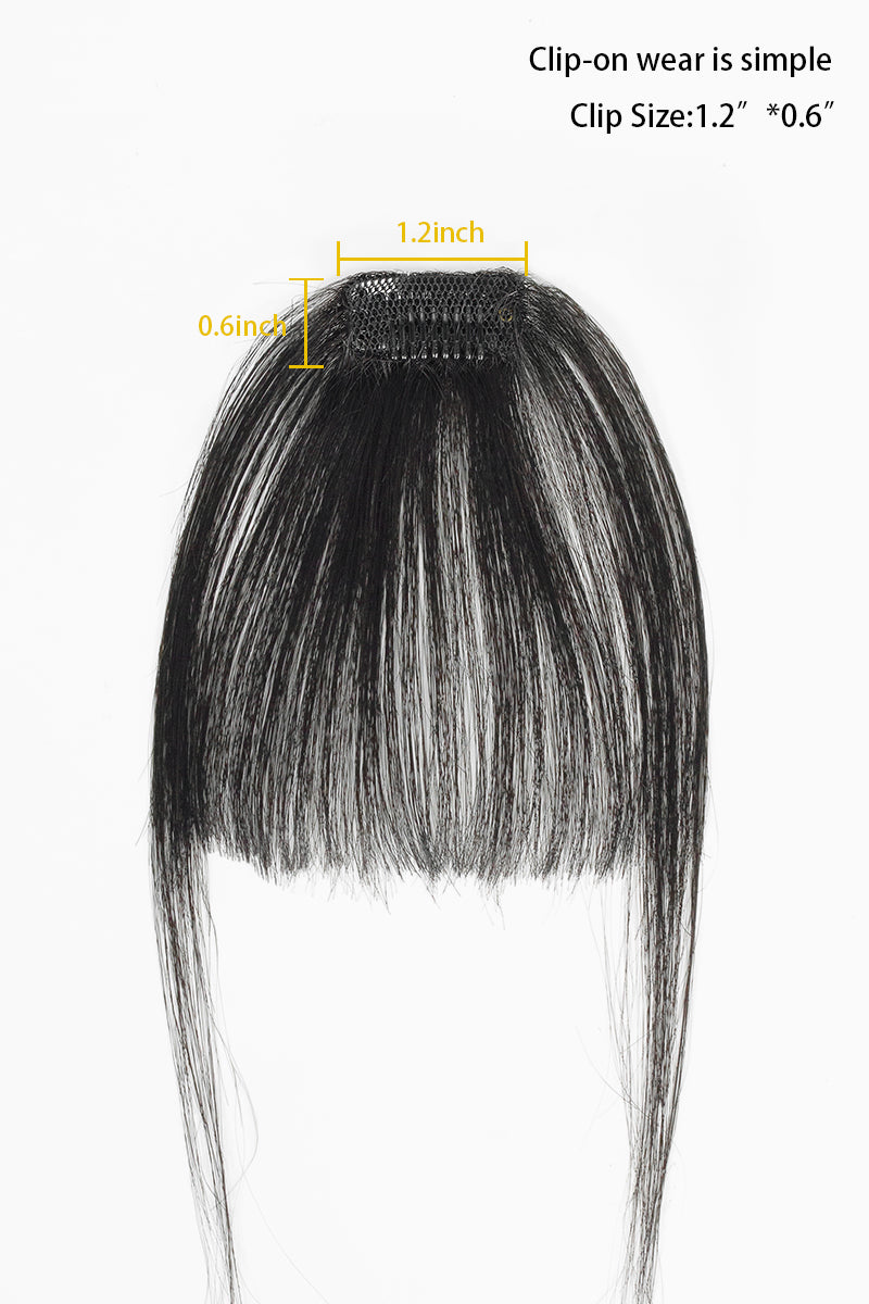 Frange artisanale faite main en cheveux humains