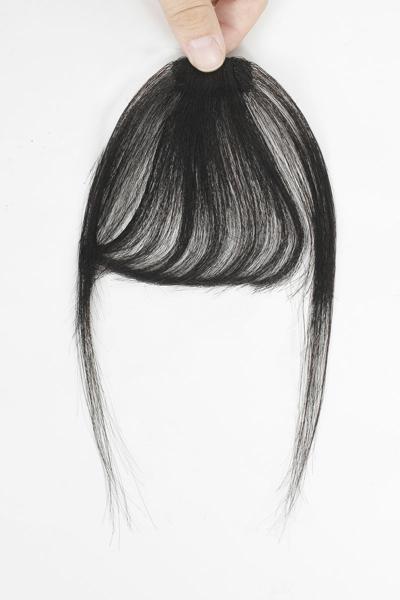 Frange artisanale faite main en cheveux humains