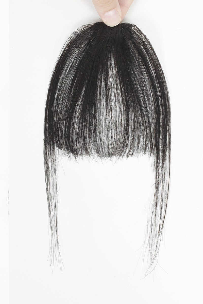 Frange artisanale faite main en cheveux humains