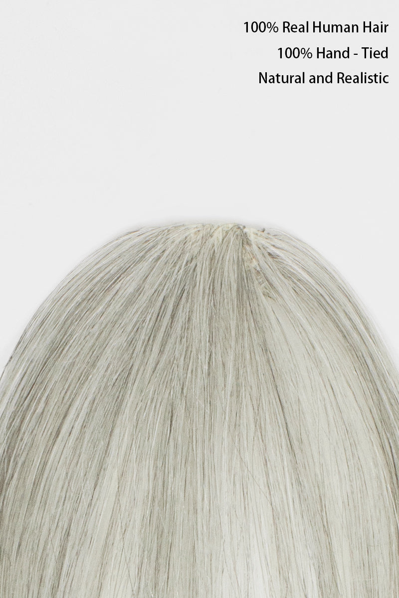 Frange artisanale faite main en cheveux humains