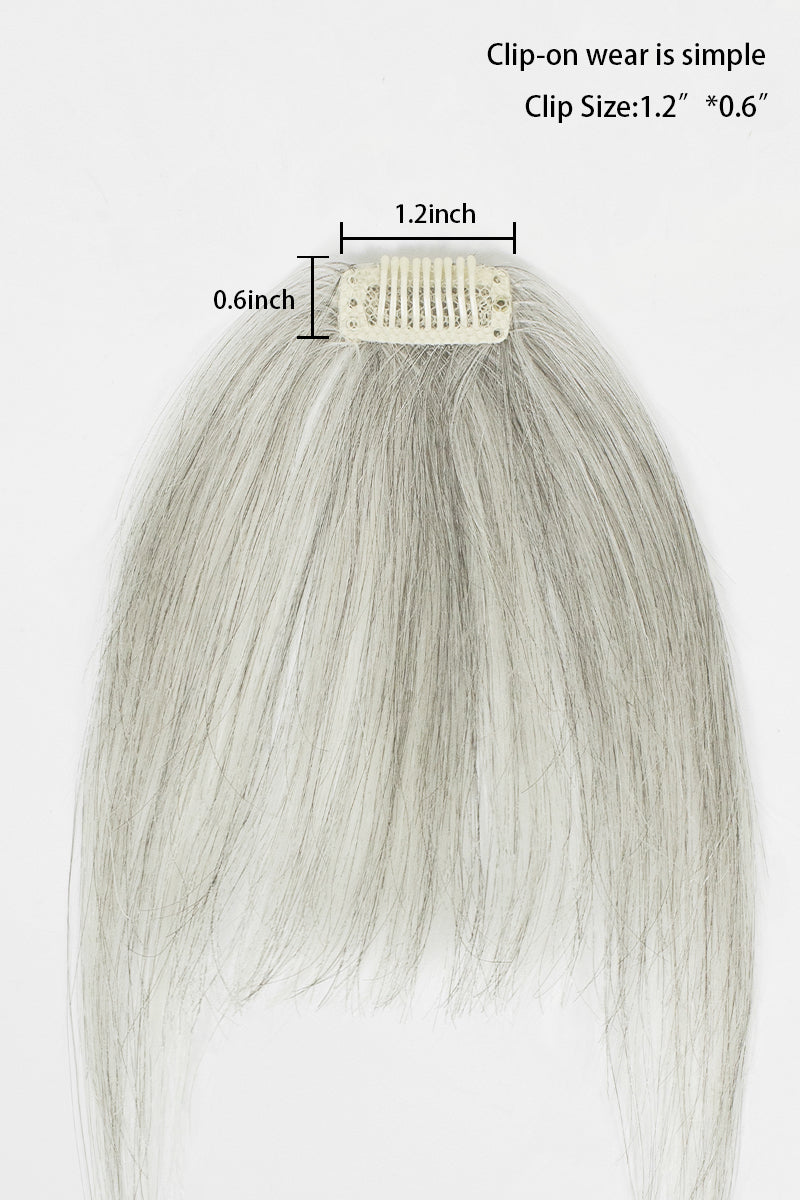 Frange artisanale faite main en cheveux humains