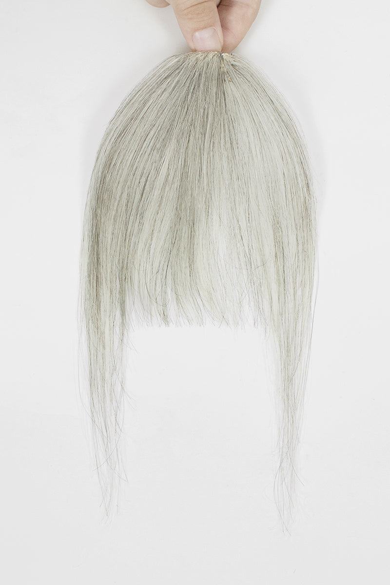 Frange artisanale faite main en cheveux humains