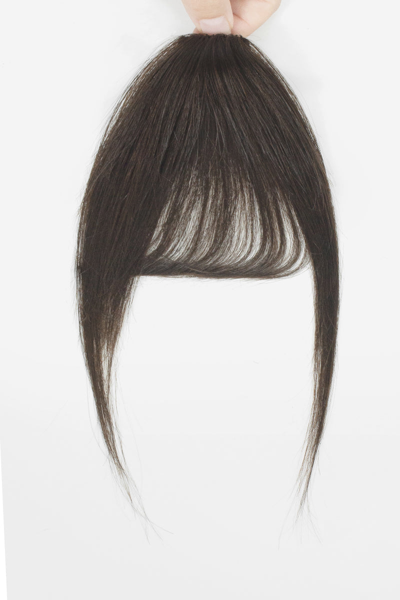 Frange artisanale faite main en cheveux humains