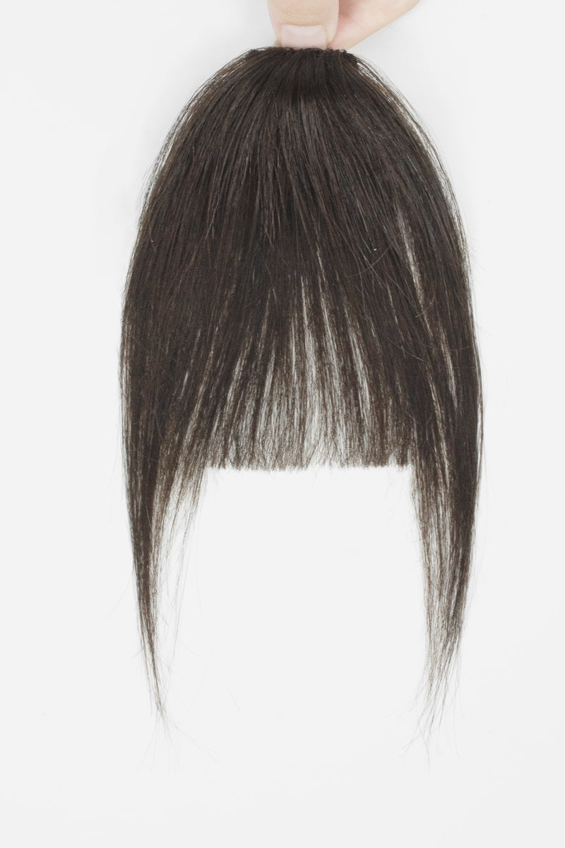 Frange artisanale faite main en cheveux humains