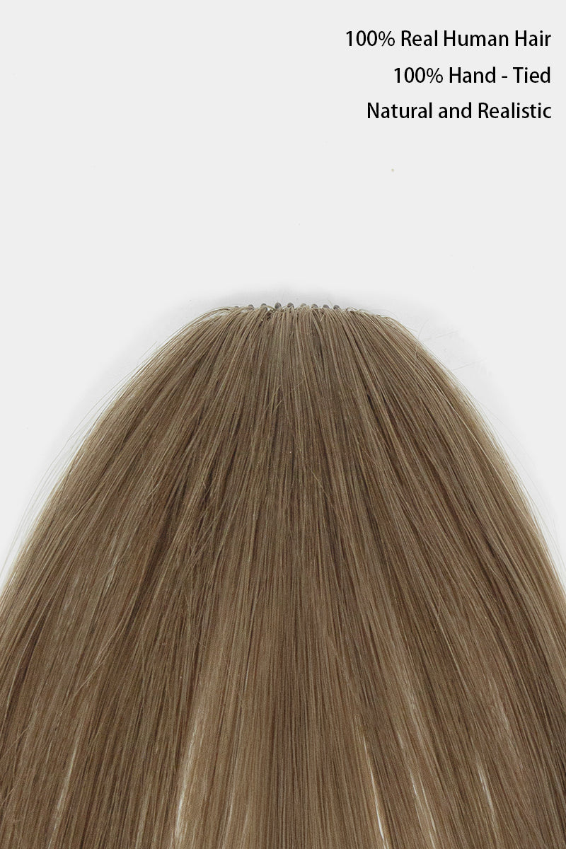 Frange artisanale faite main en cheveux humains