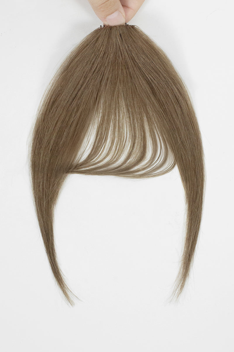Frange artisanale faite main en cheveux humains