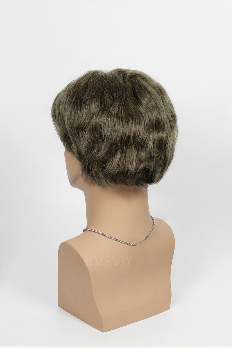 Baron Pre-Cut Men's  Hairstyle Light Brown #7