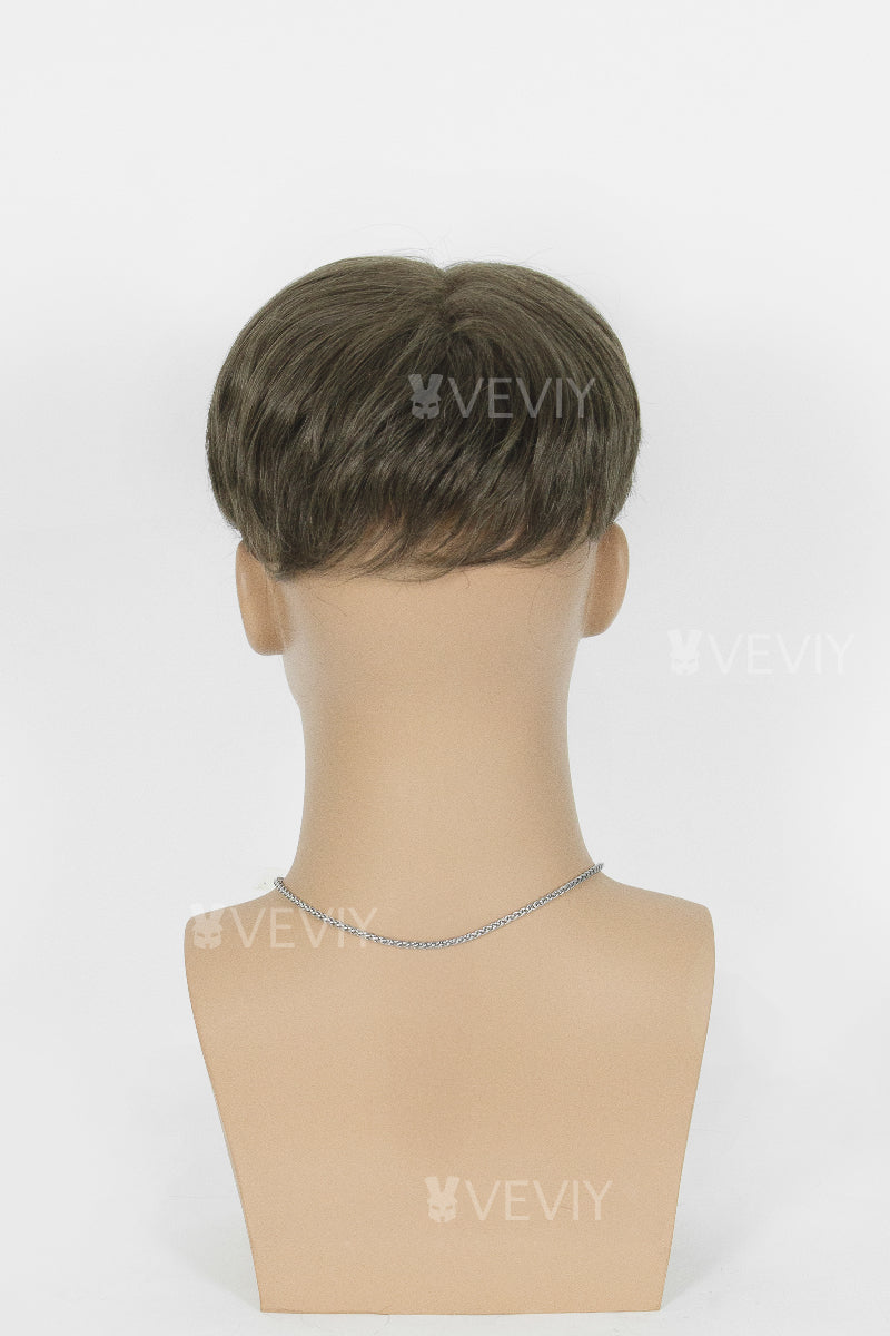 Coiffure pour homme Jared pré-coupée, brun moyen foncé n° 4