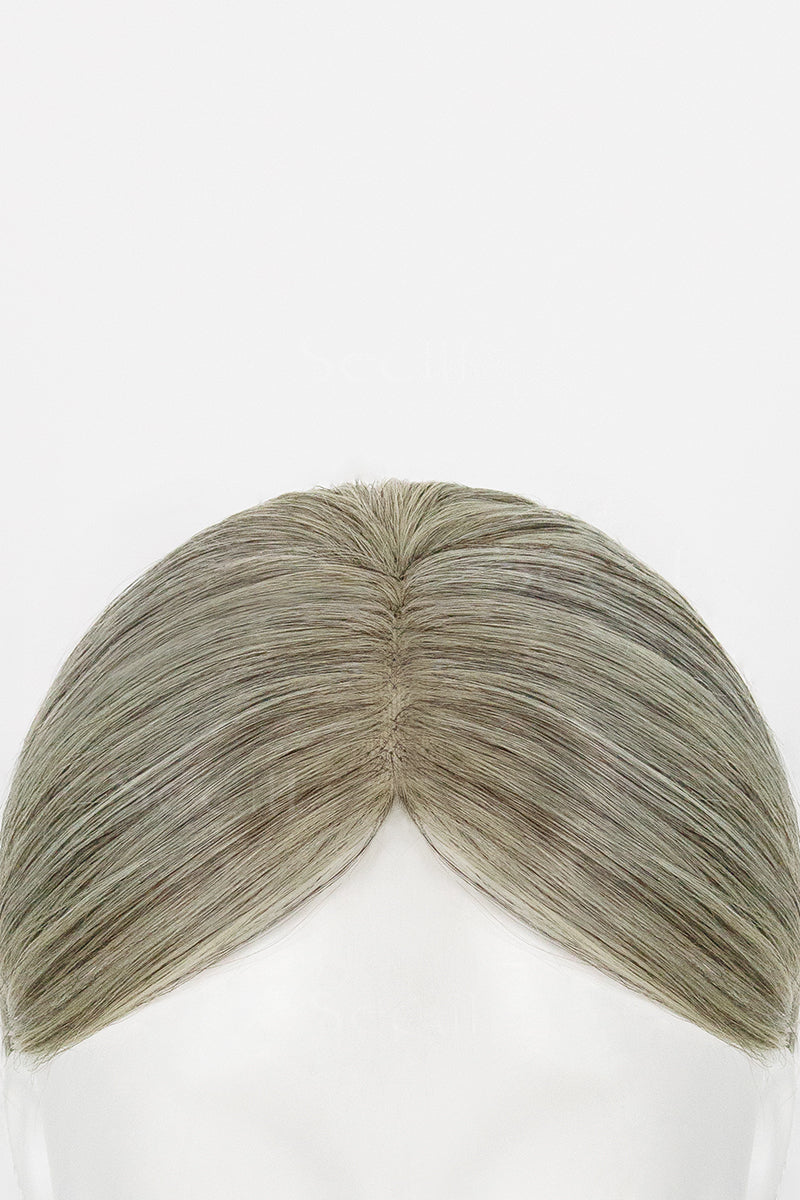 light brown grey topper