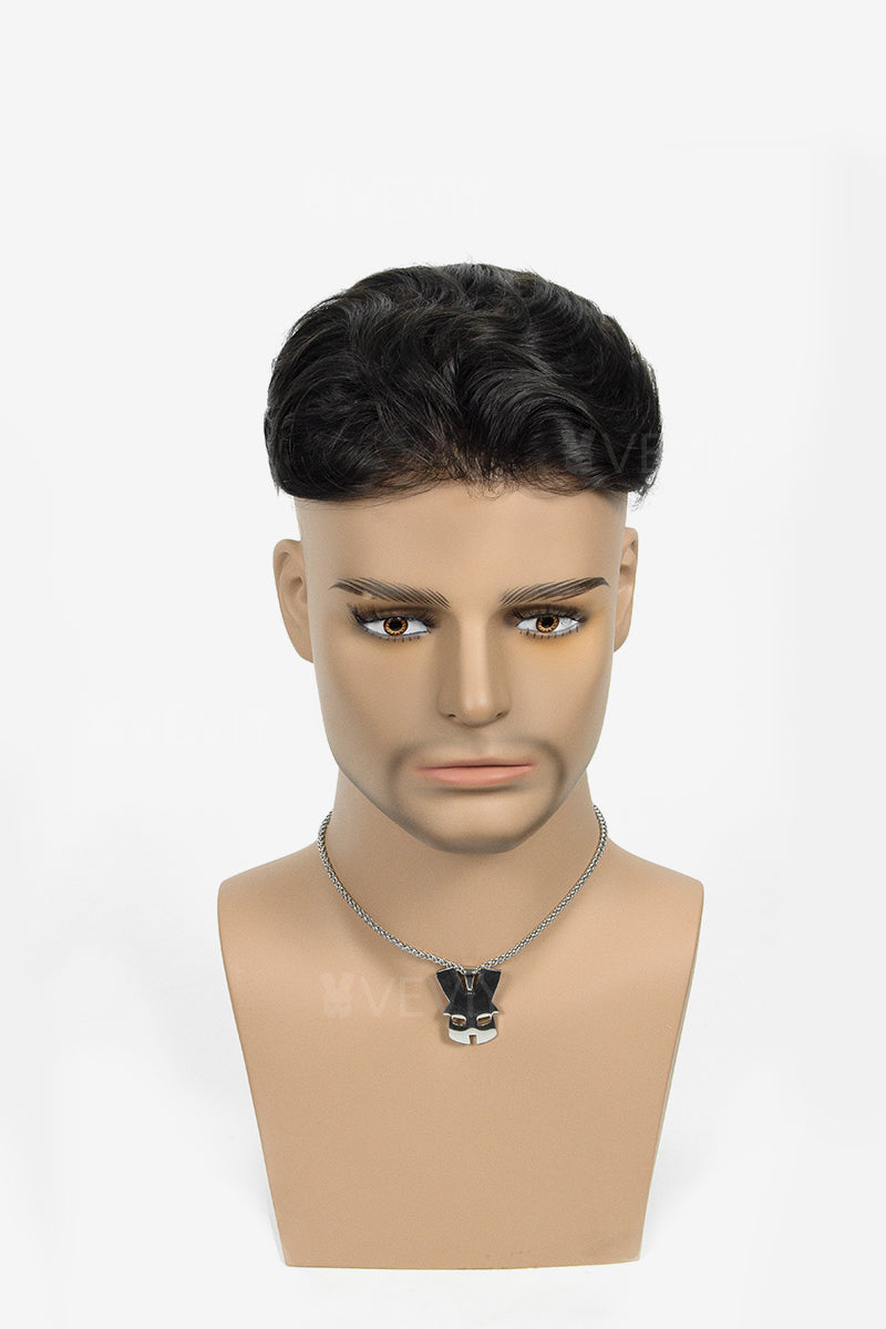 Marcus Pre-Cut Men's  Hairstyle Off Black #1B