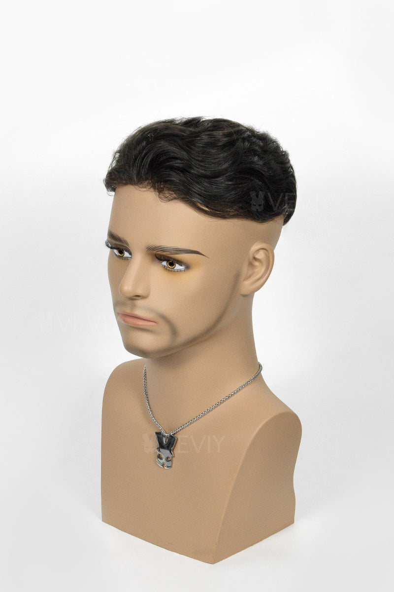 Marcus Pre-Cut Men's  Hairstyle Off Black #1B