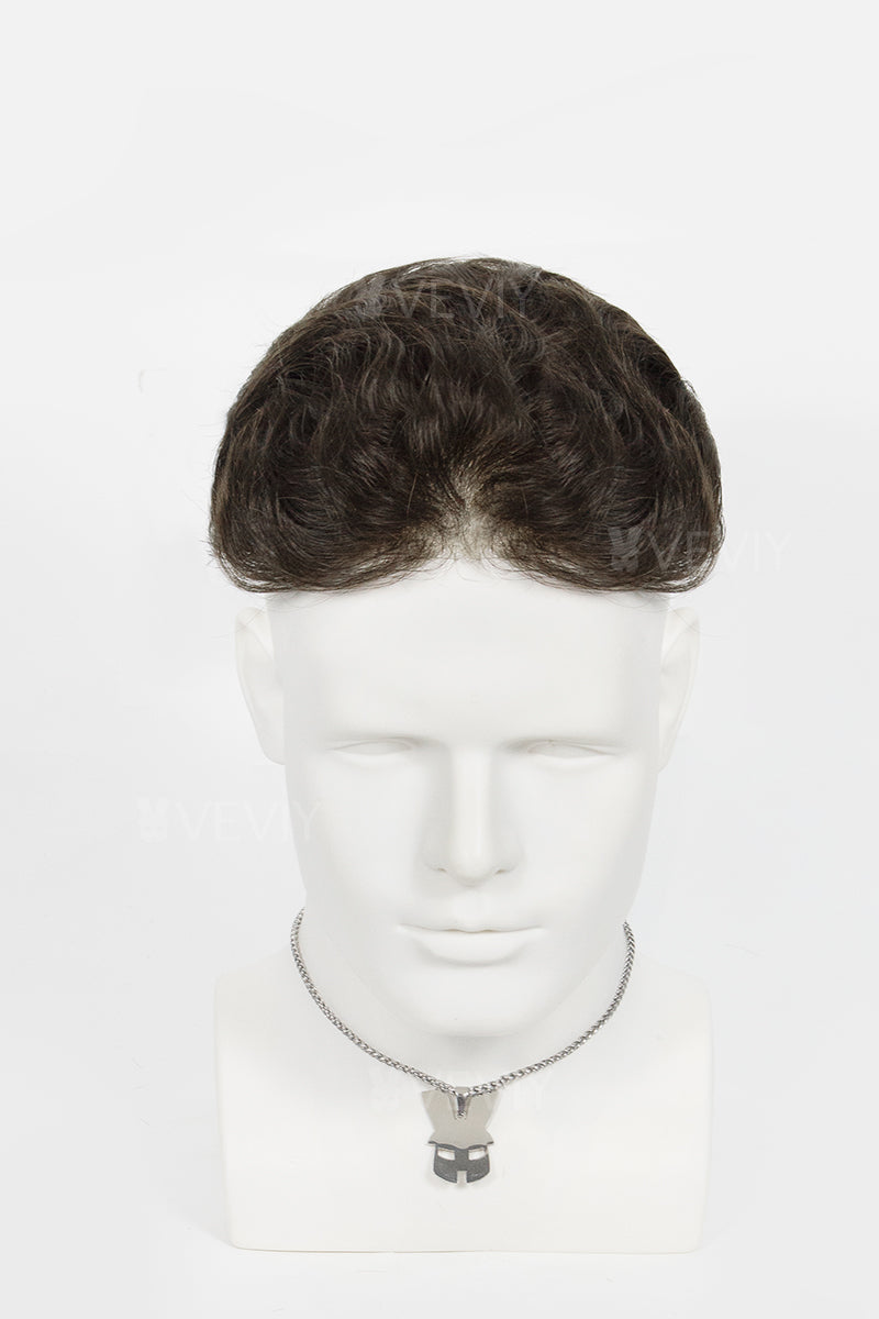 Marcus Pre-Cut Men's  Hairstyle Dark Brown #2