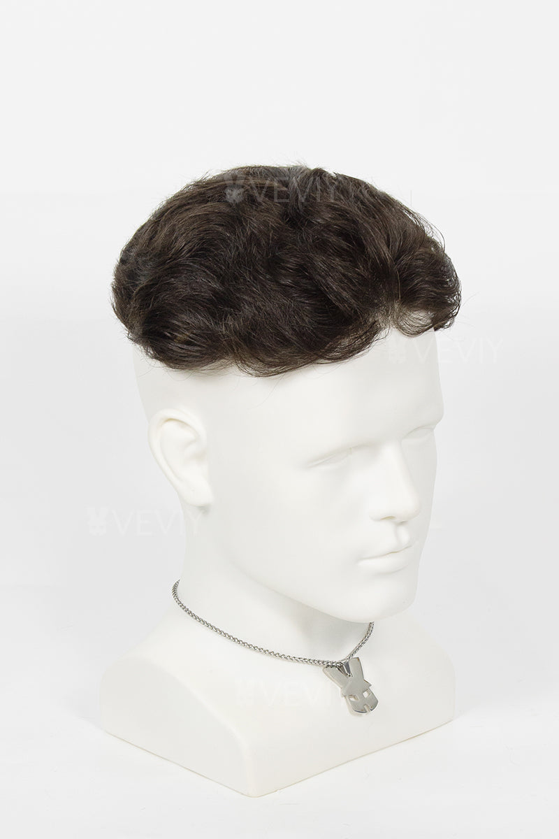 Marcus Pre-Cut Men's  Hairstyle Dark Brown #2