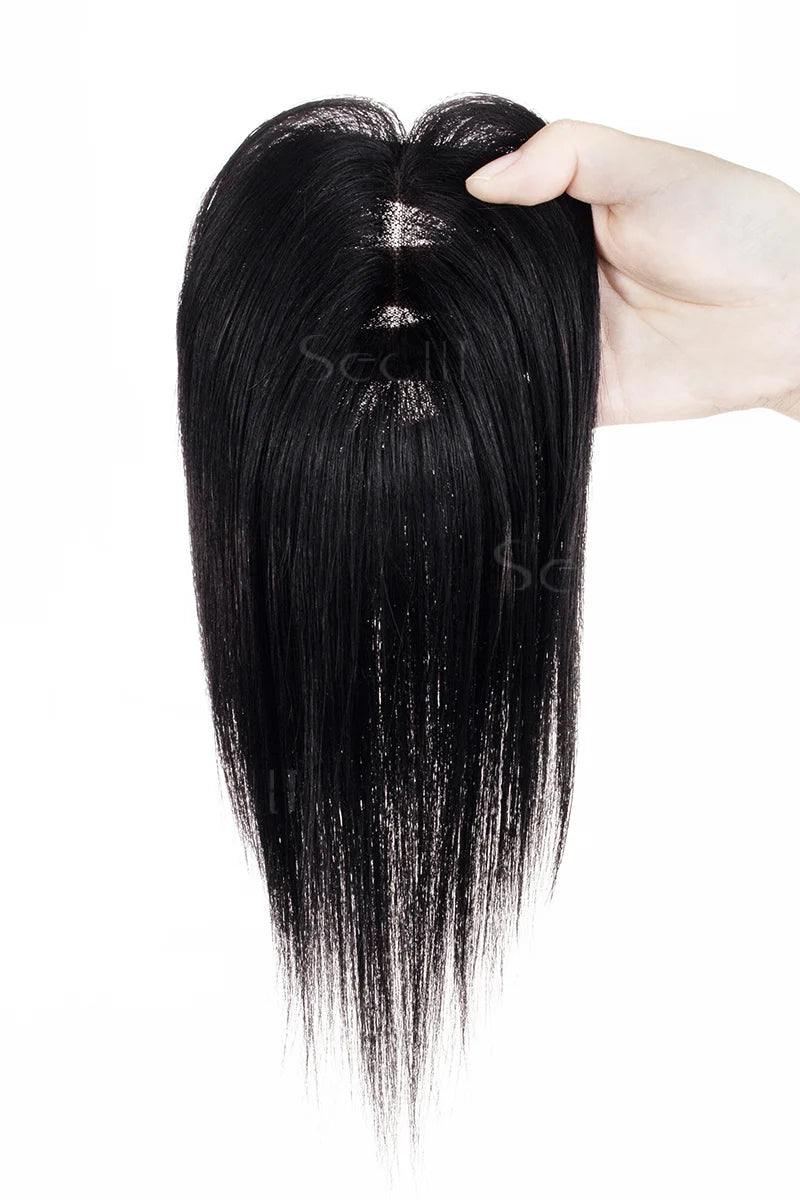 Mona Hair Topper Dark Black #1