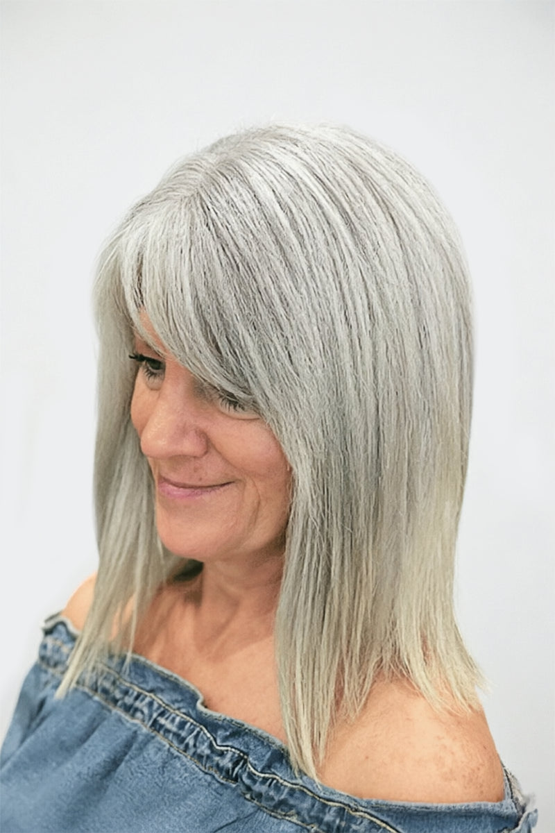 Rayna Women Glueless Human Hair Bob Wig