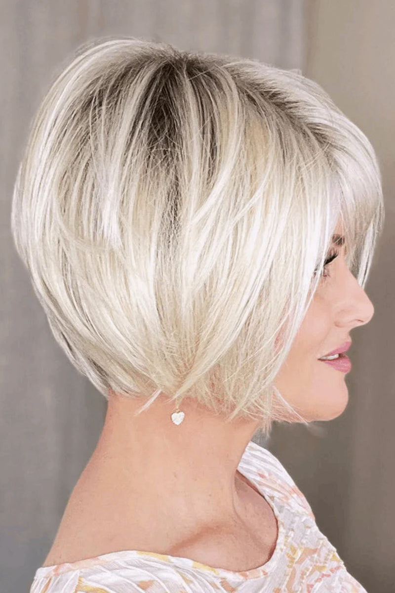 Roxie Glueless Human Hair Bob Wig Custom Color
