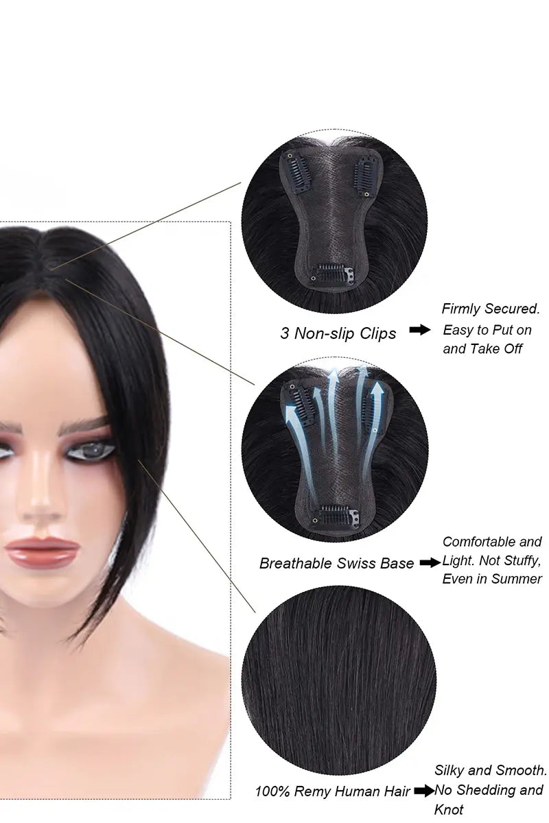 mona topper natural black #1b