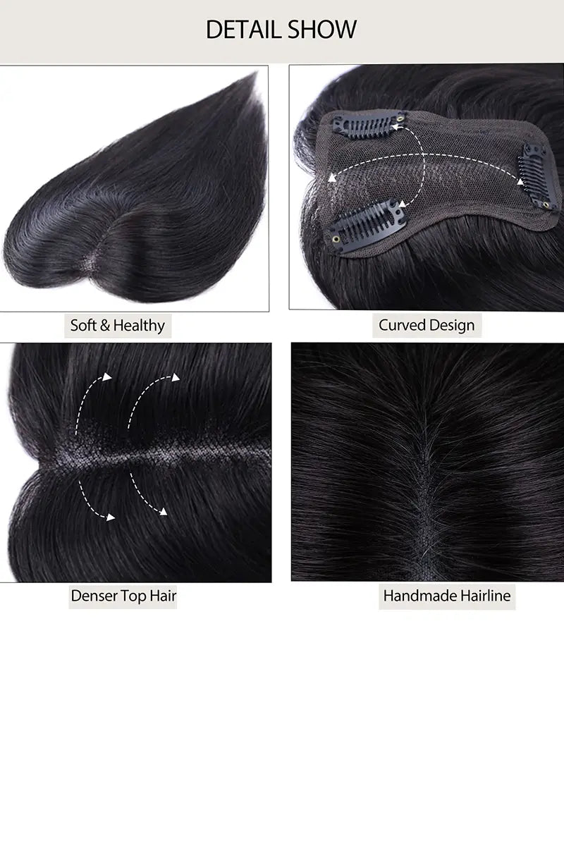 mona topper natural black #1b